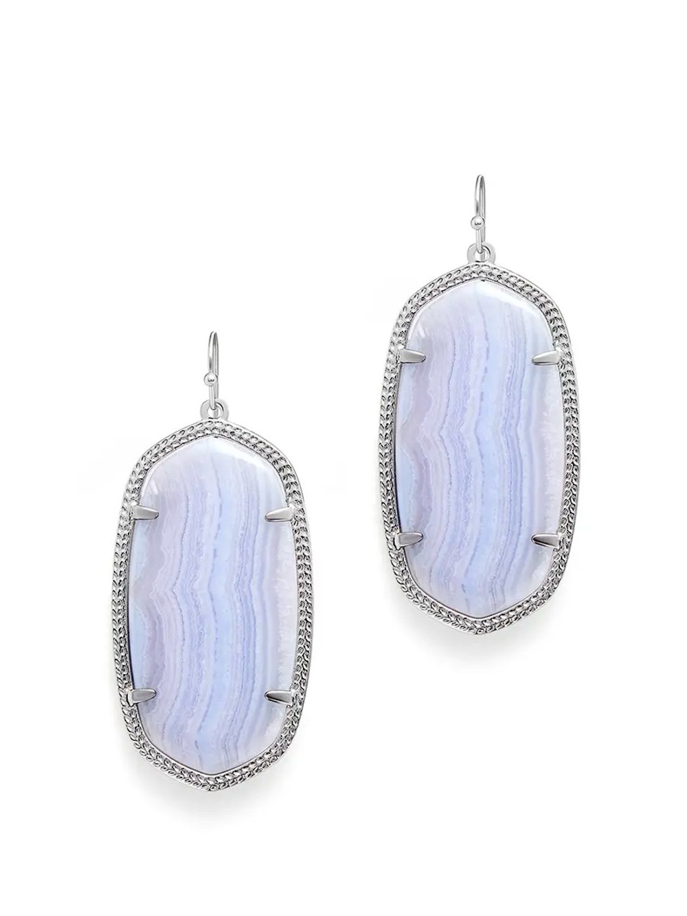 NEW RARE Kendra Scott Lace Agate Danielle Earrings